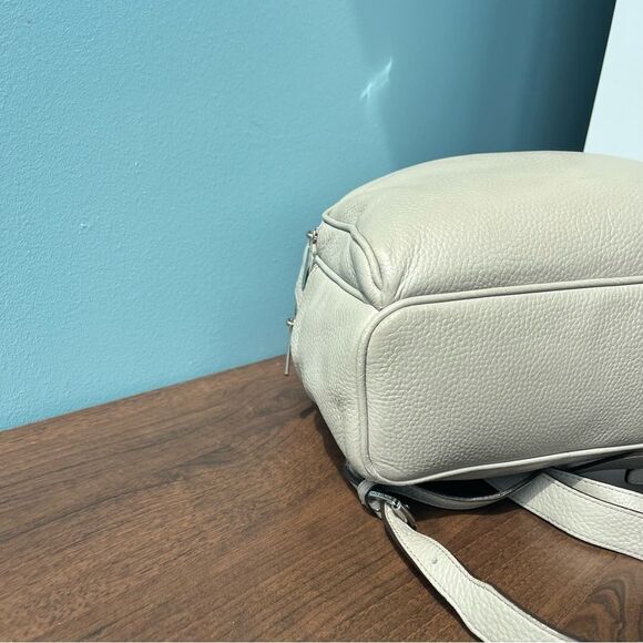 MICHAEL KORS Grey Leather Mercer Backpack Jaycee Shiela Shoulder Bag - Picture 7 of 10